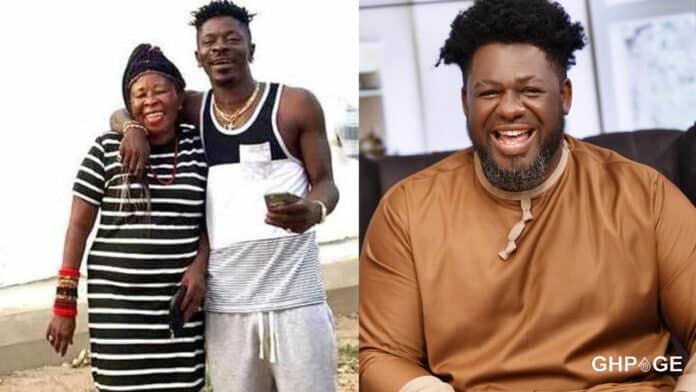 Grid of Shatta-Wale-and-mother-with-Bulldog