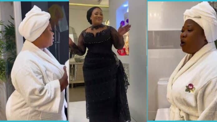 Video of the plush bathroom where Dr Grace Boadu reportedly slipped, fell and died surfaces online