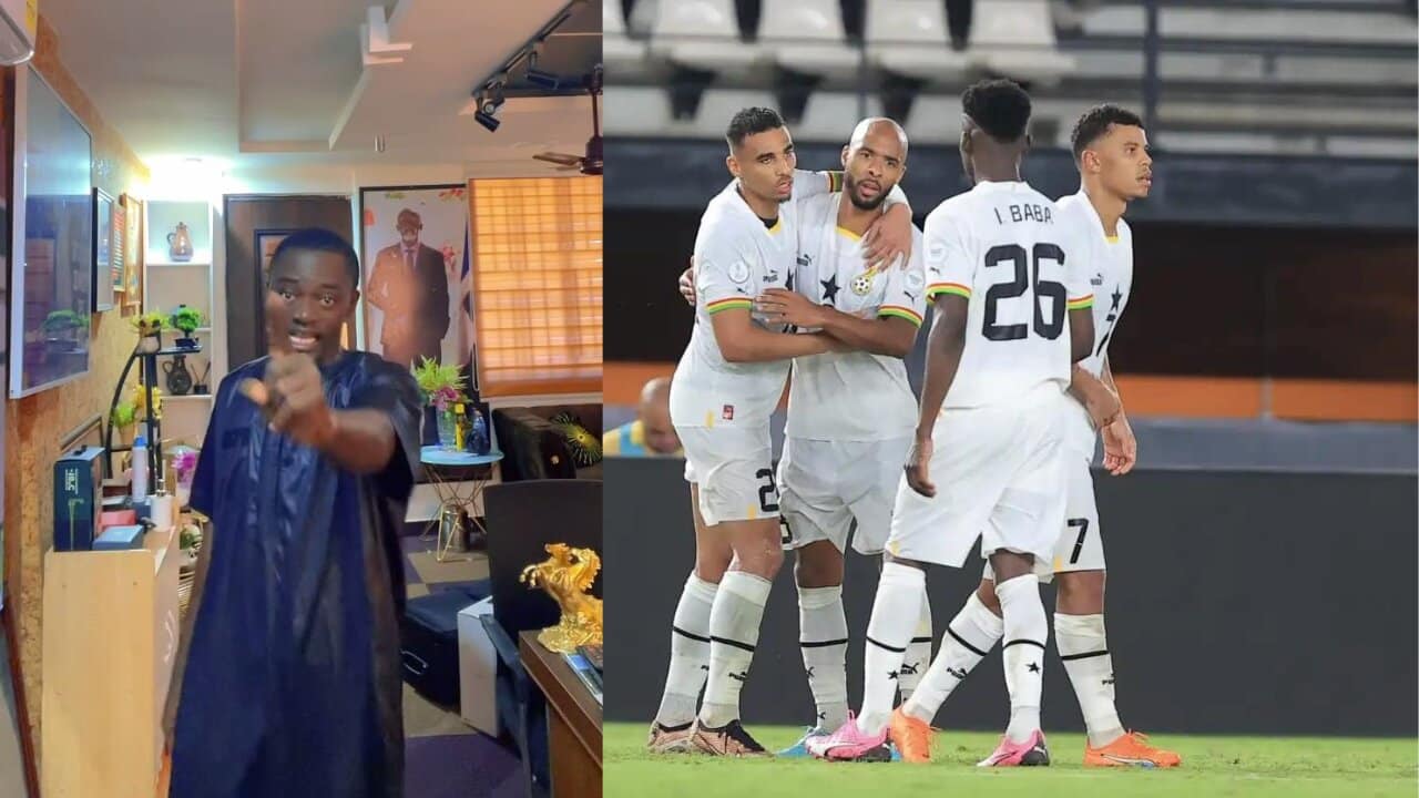 We will curse and beat you if you fail to win today's match against Mozambique - Lilwin angrily warns Blackstars players (Video)