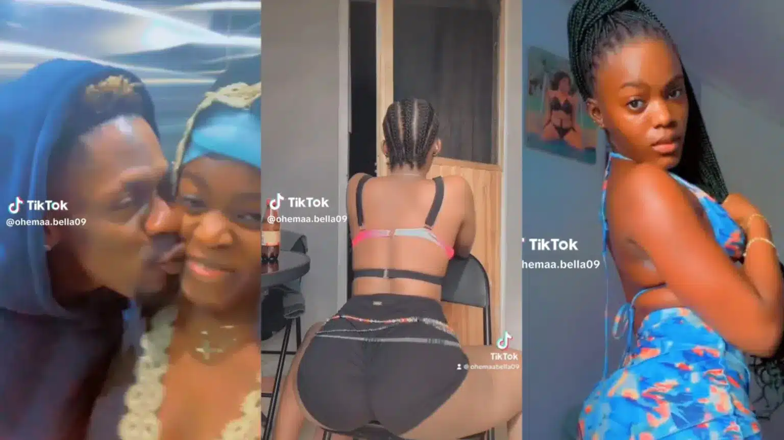 “Trouble in Maali”: Shatta Wale caught kissing TikTok Slay Queen who enjoys “bedroom toys” – Video