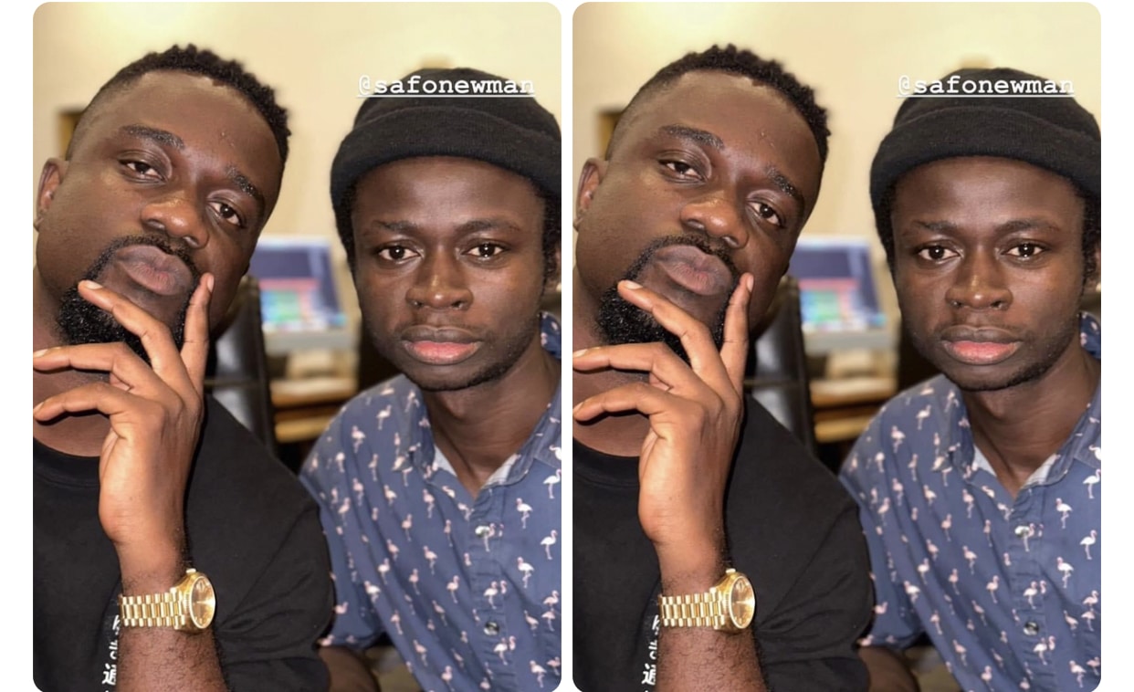 “Tap in King”: Ghanaians jubilate as Sarkodie links up with Safo Newman in the studio – VIDEO