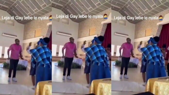 Heartbroken gay man disrupts his boyfriend's wedding after finding out the love of his life is marrying a woman (Video)