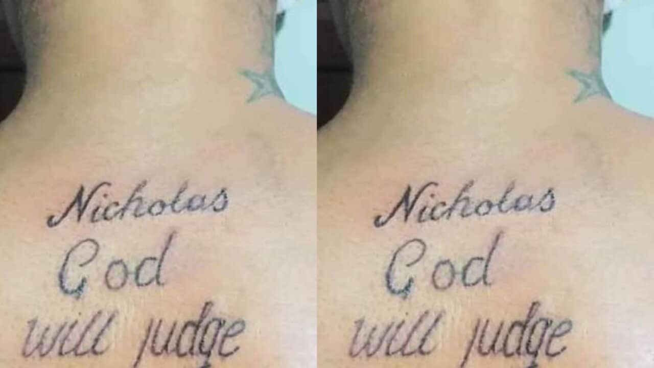 Nicholas God will Judge you – Dumped lady calls out ex-lover, Tattoos pained words on her back