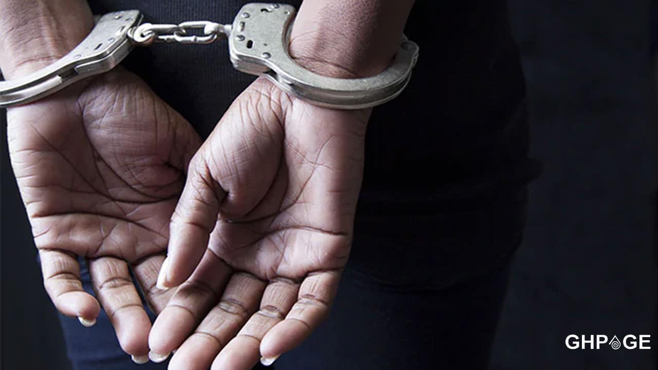 Arrested-lady