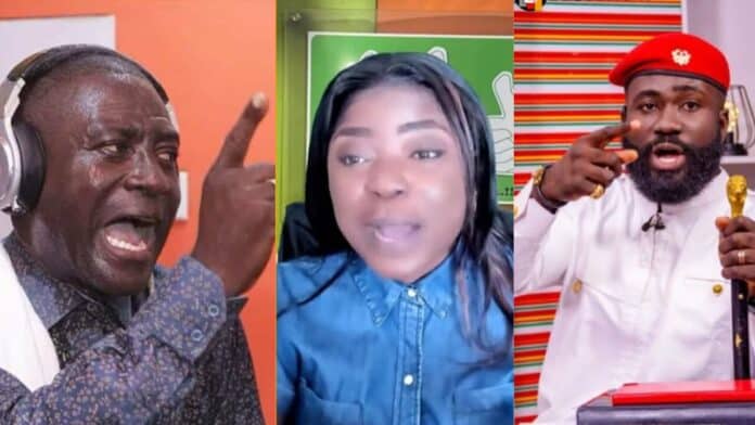 Dogs, come and learn from me - Captain Smart tackles Vim Lady and Okatakyie Afrifa in a Rambo style (Video)
