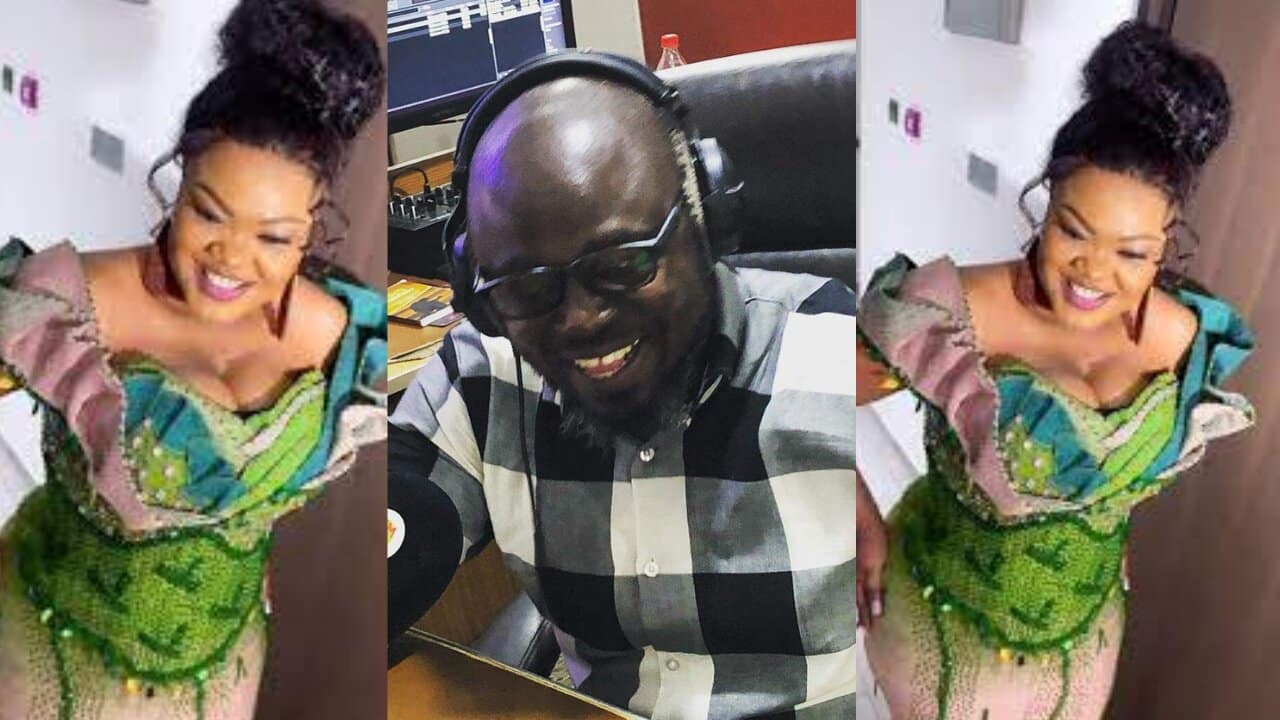 Ghanaians fire and attack Aunty Naa for divorcing radio presenter husband to marry Canadian-based lawyer
