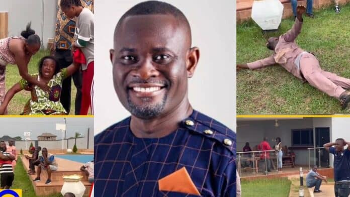 S3 asa - Exclusive video from John Kumah's luxurious home drops as his mother and family weeps