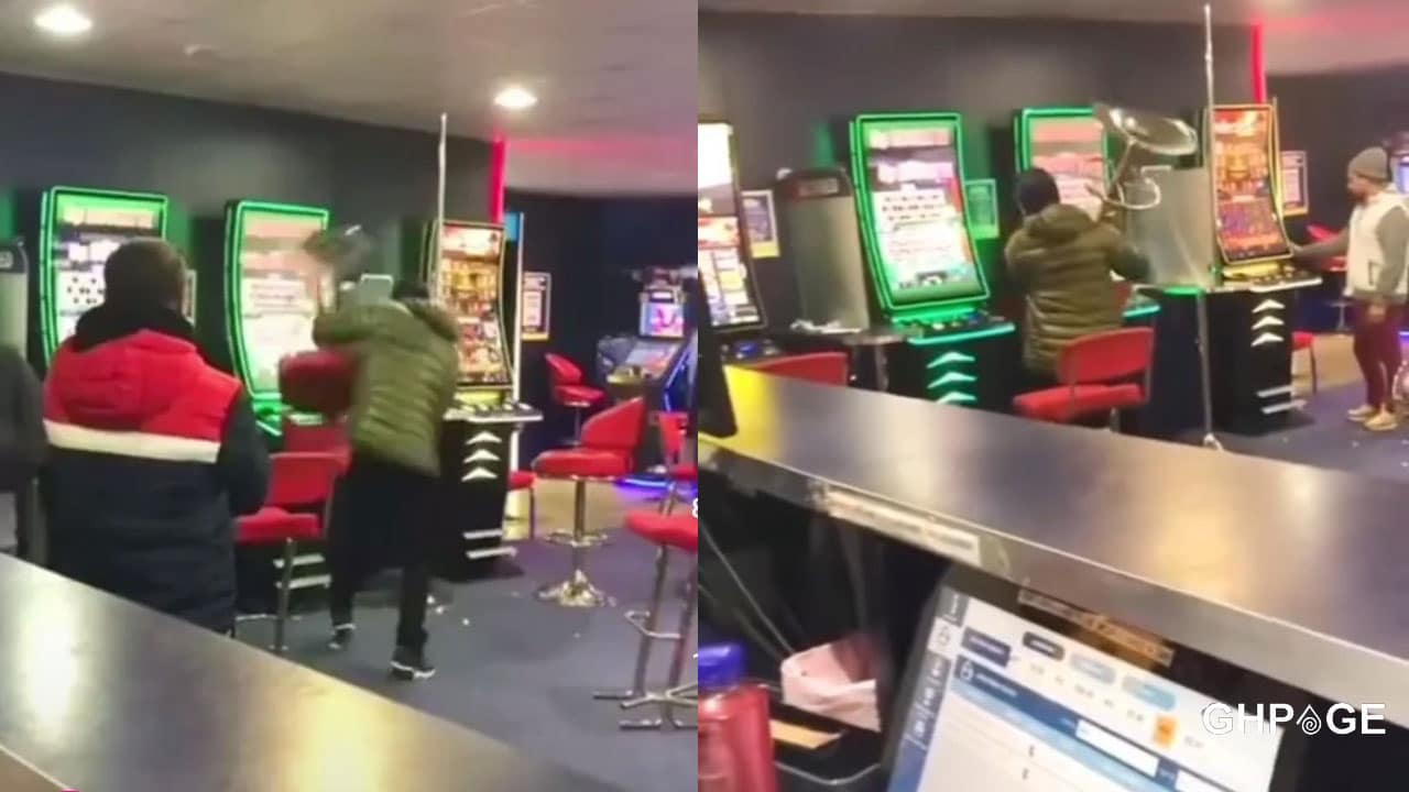 Man destroying casino