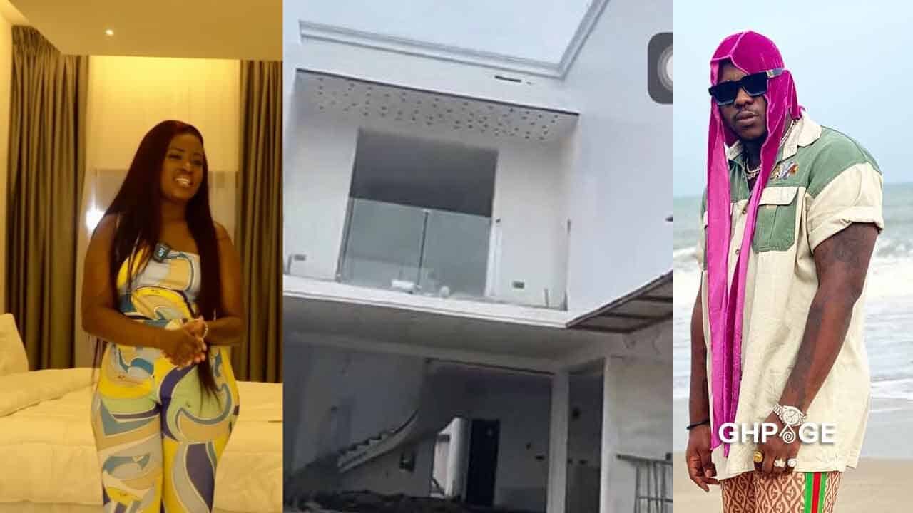 Fella reportedly refuses to move out of Medikal's house because part of her money was used to put up the mansion