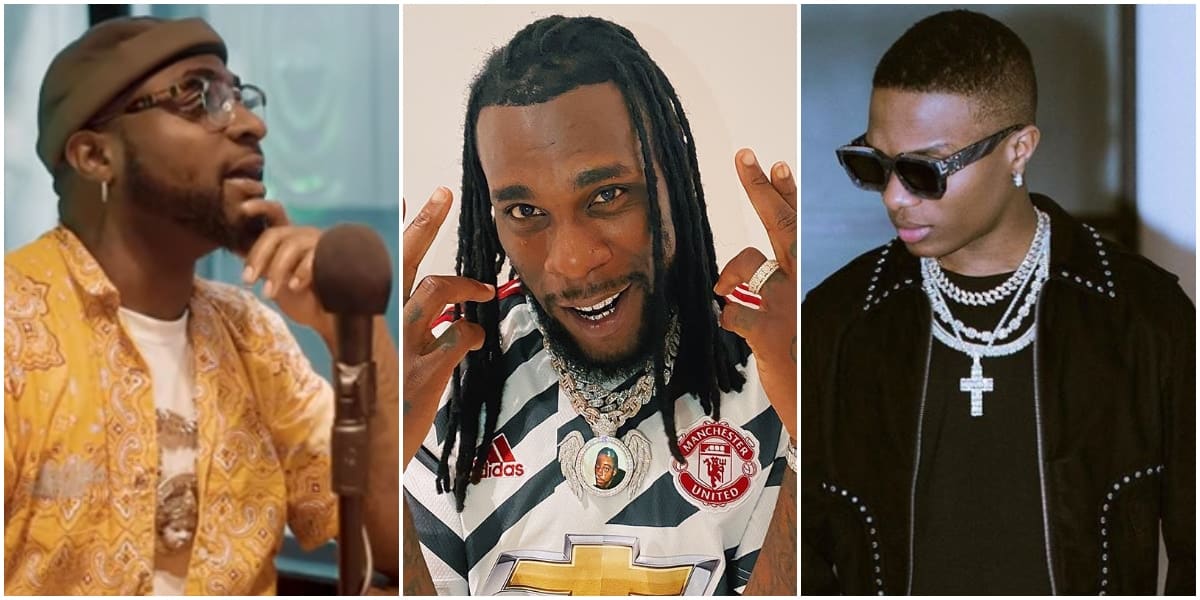 “I am big me”- Davido says as he rejects being compared to Wizkid and Burna Boy