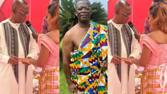 74-year-old owner of Nkatie Burger marries his 24-year-old fiance (Video)