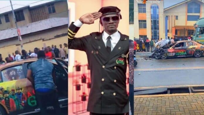 Lilwin admitted at Komfo Anokye; 'Speaks' for the first time after the gory accident