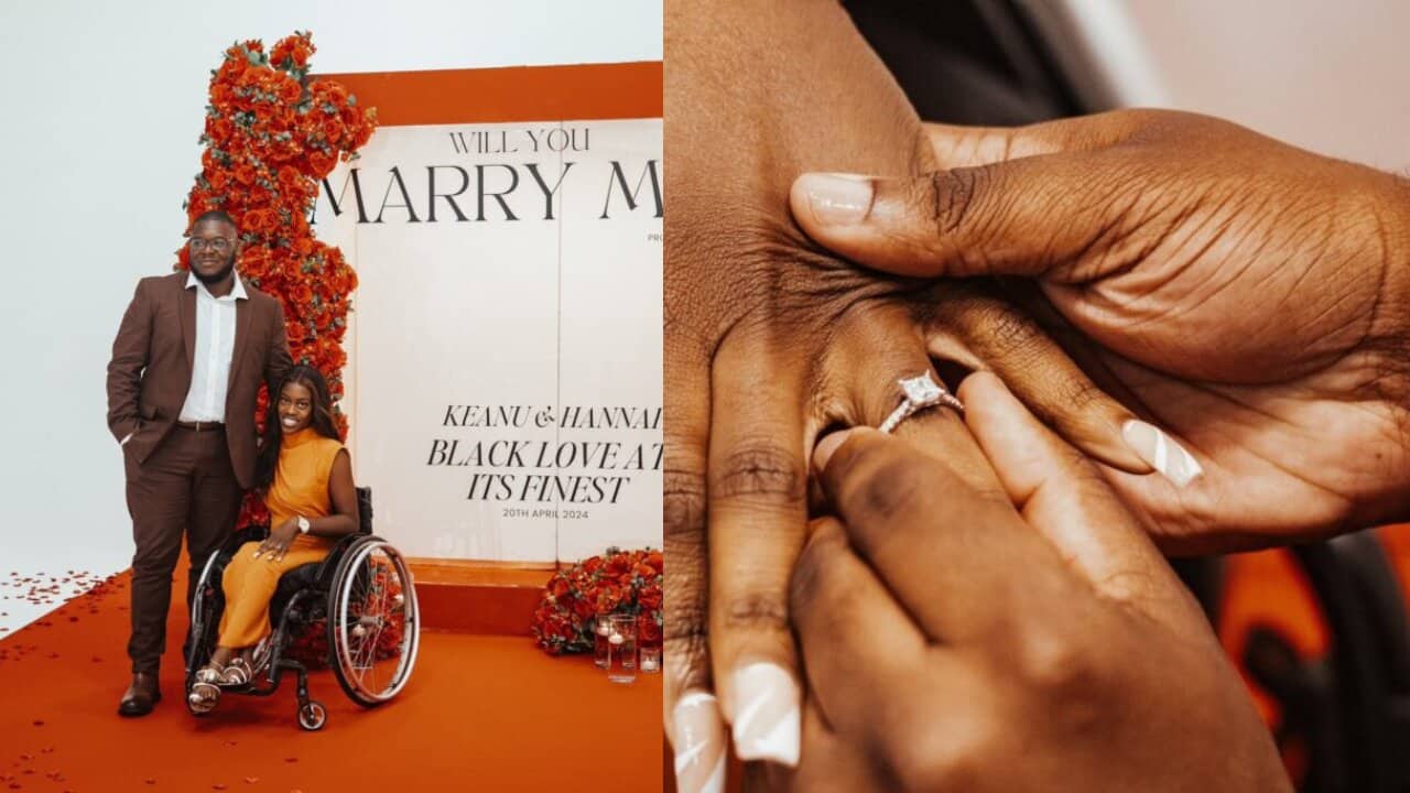 Millionaire goes viral for proposing marriage to his wheelchair-bound girlfriend (Photos)