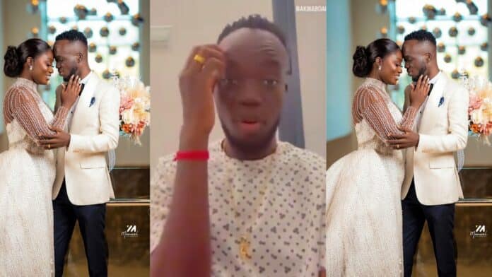 Pained Akwaboah drops a diss song for Ghanaians trolling his wife and marriage