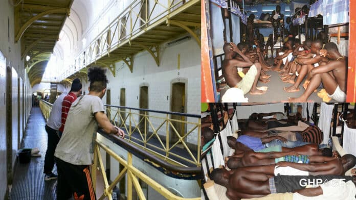 Grid of UK and Ghana Prisons