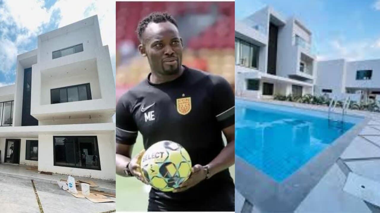 Sad! Court orders the sale of Michael Essien's East Legon and Trassaco mansions worth millions of dollars