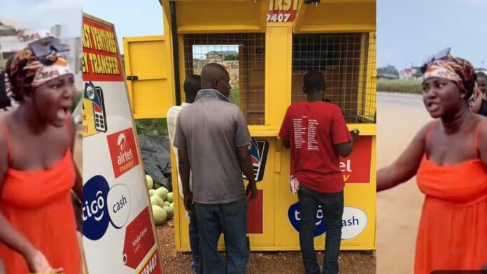 Kasoa Notorious female MoMo fraudster busted big time while in operation (Video)