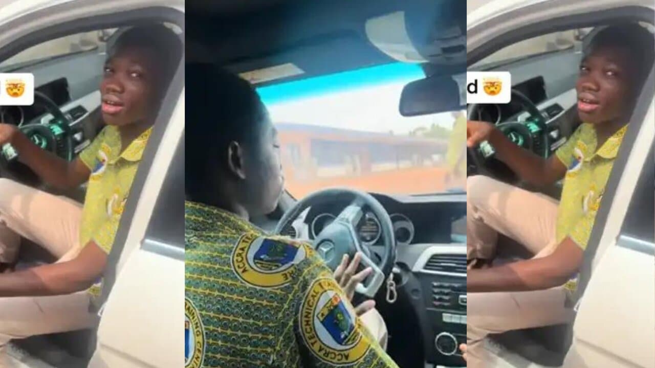 Trending video of ATTC students storming school inside G-Wagons and Mercedes-Benz gets Ghanaians talking 