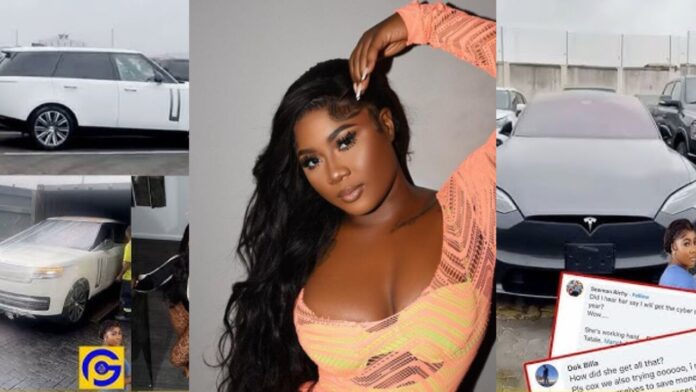 You are still living in a rented apartment so how did you buy Range Rover & Tesla-Ghanaians fire Salma