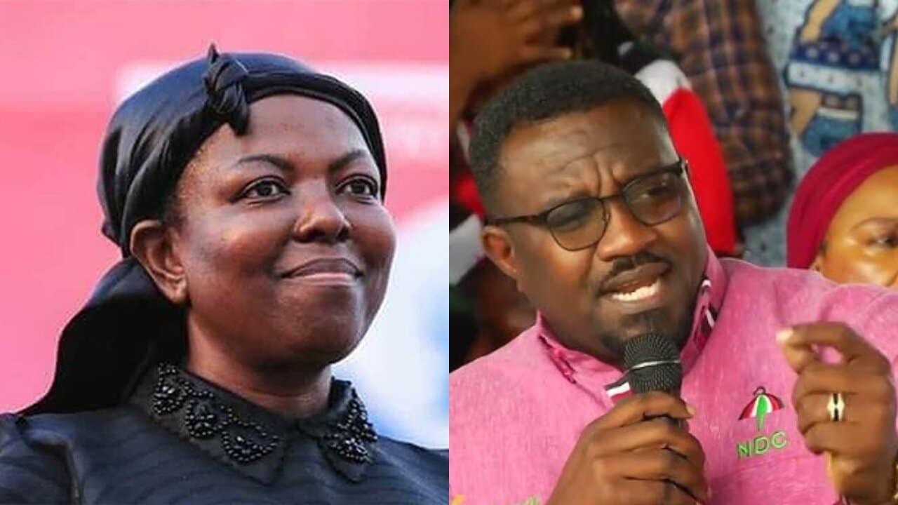 “You killled your husband to become an MP” – John Dumelo apologises to Lydia Alhassan