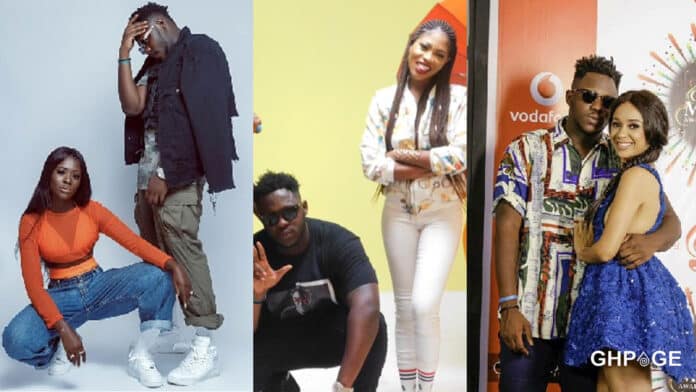 Grid of Medikal-Fella-Makafui-Eazzy-Derbie