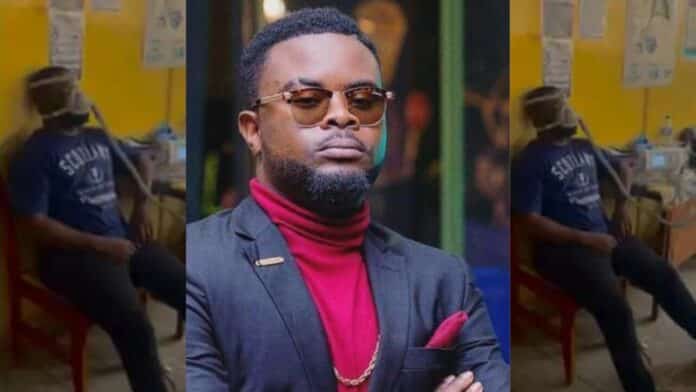 Sad video of Drogba of YOLO fame wearing an oxygen mask in the hospital makes Ghanaians cry