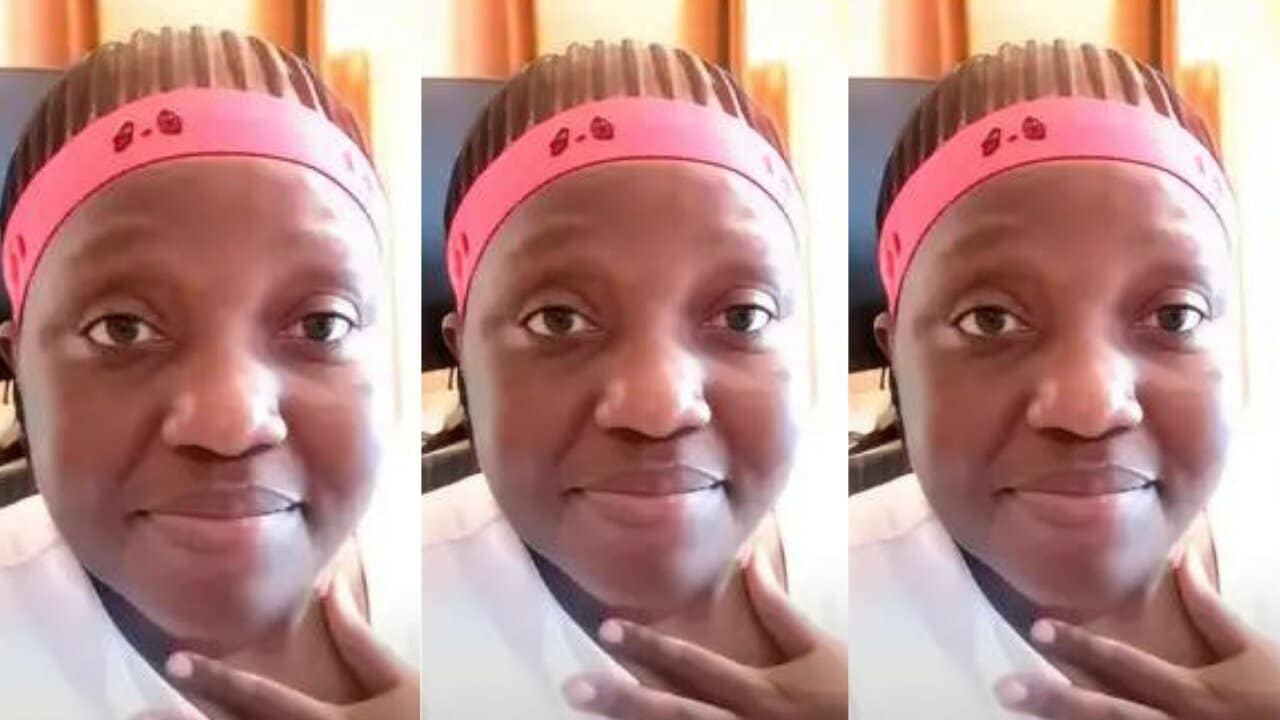 Ghanaian woman funds her own wedding after meeting her old obroni husband; Netizens bash her