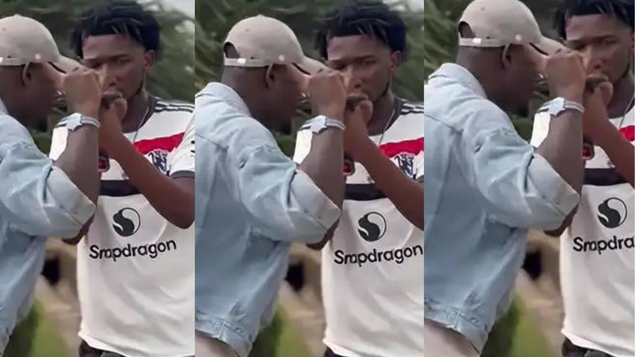 I'll fiire a gun - Supposed Police officer cries as his girlfriend tells him it's over during loyalty test