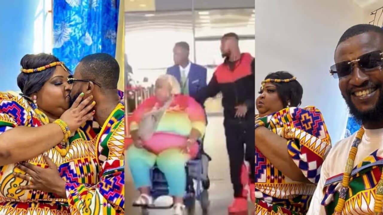 GH man goes viral for marrying a plus size older U.S lover who says African men are better than American men