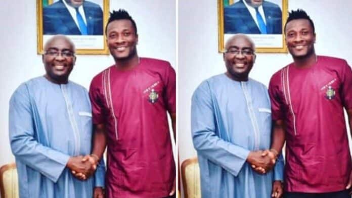 They've showed you pepper - Ghanaian tease Asamoah Gyan for leaving the NPP