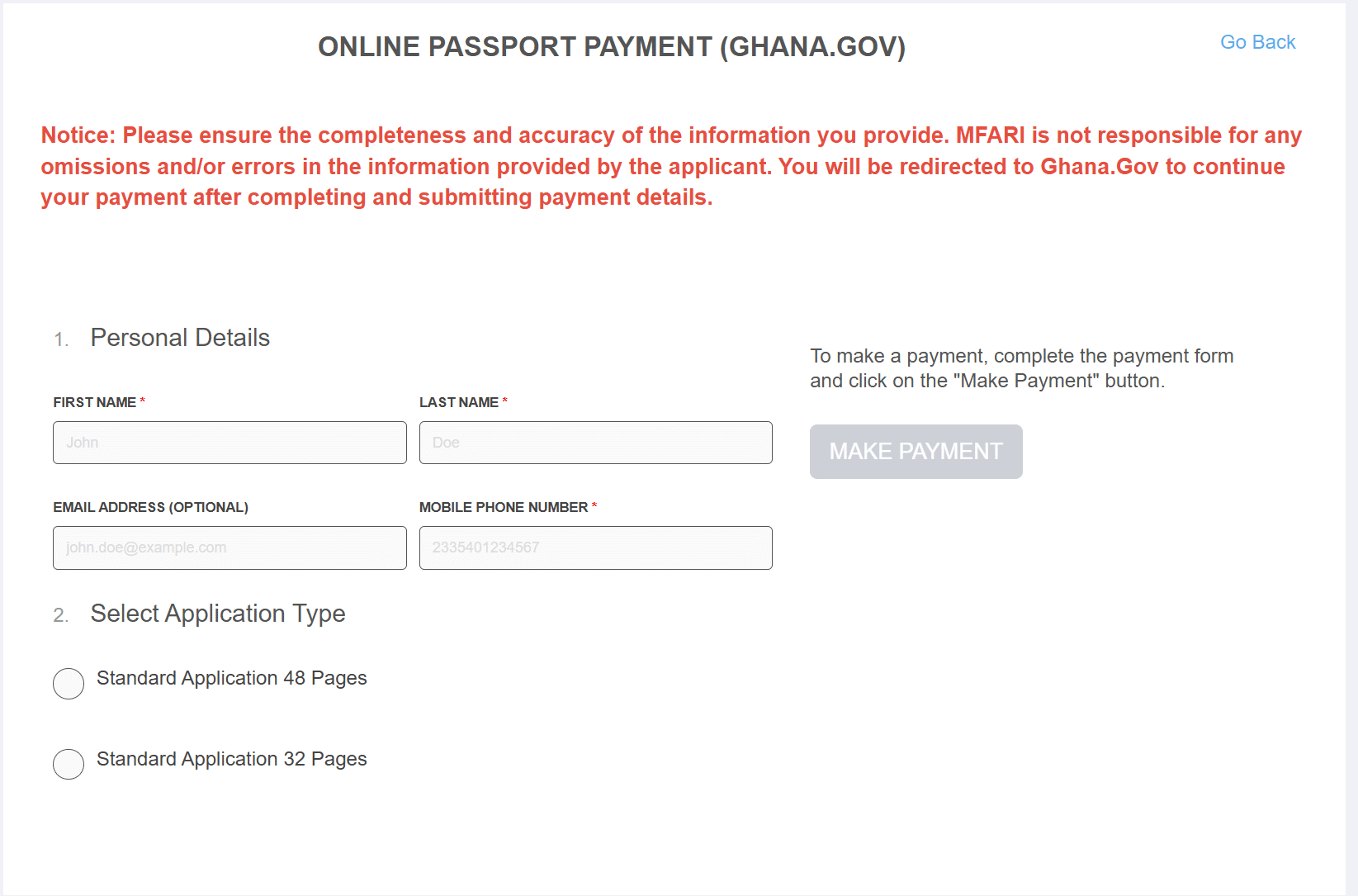 How to apply for a Ghanaian Passport - GhPage