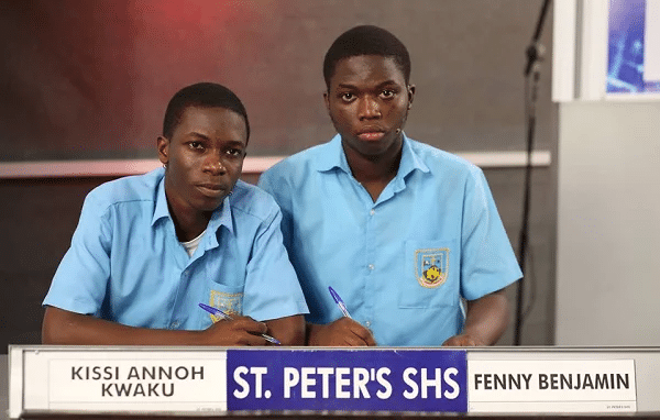 St. Peter's Prempeh NSMQ winners - GhPage St. Peter’s SHS – 3 Times