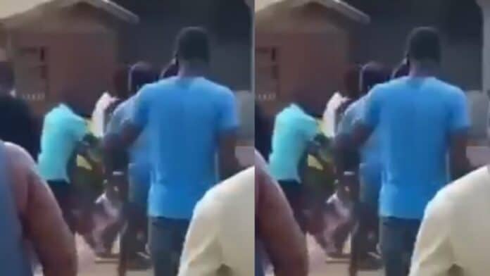 Elections 2024 NDC and NPP youths fight dirty at Coaltar Ayensuano constituency in the Eastern Region
