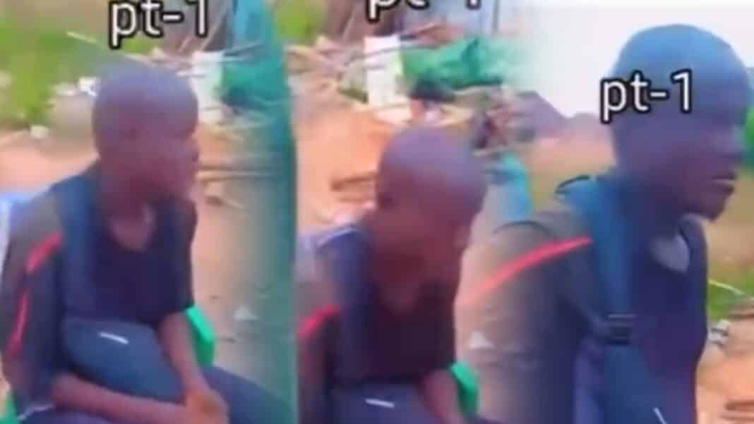 Man spotted crying after his p3nis