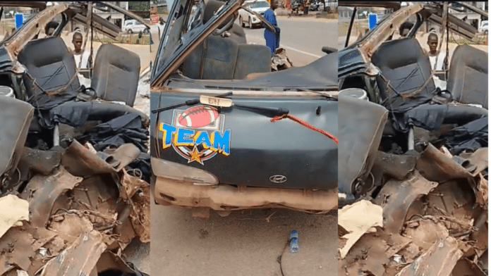 VIDEO 6 die in a gory accident at Obuasi Kyekyewere