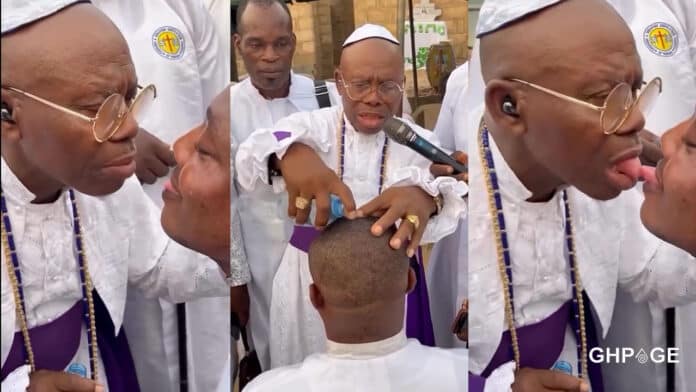 Bishops kissing