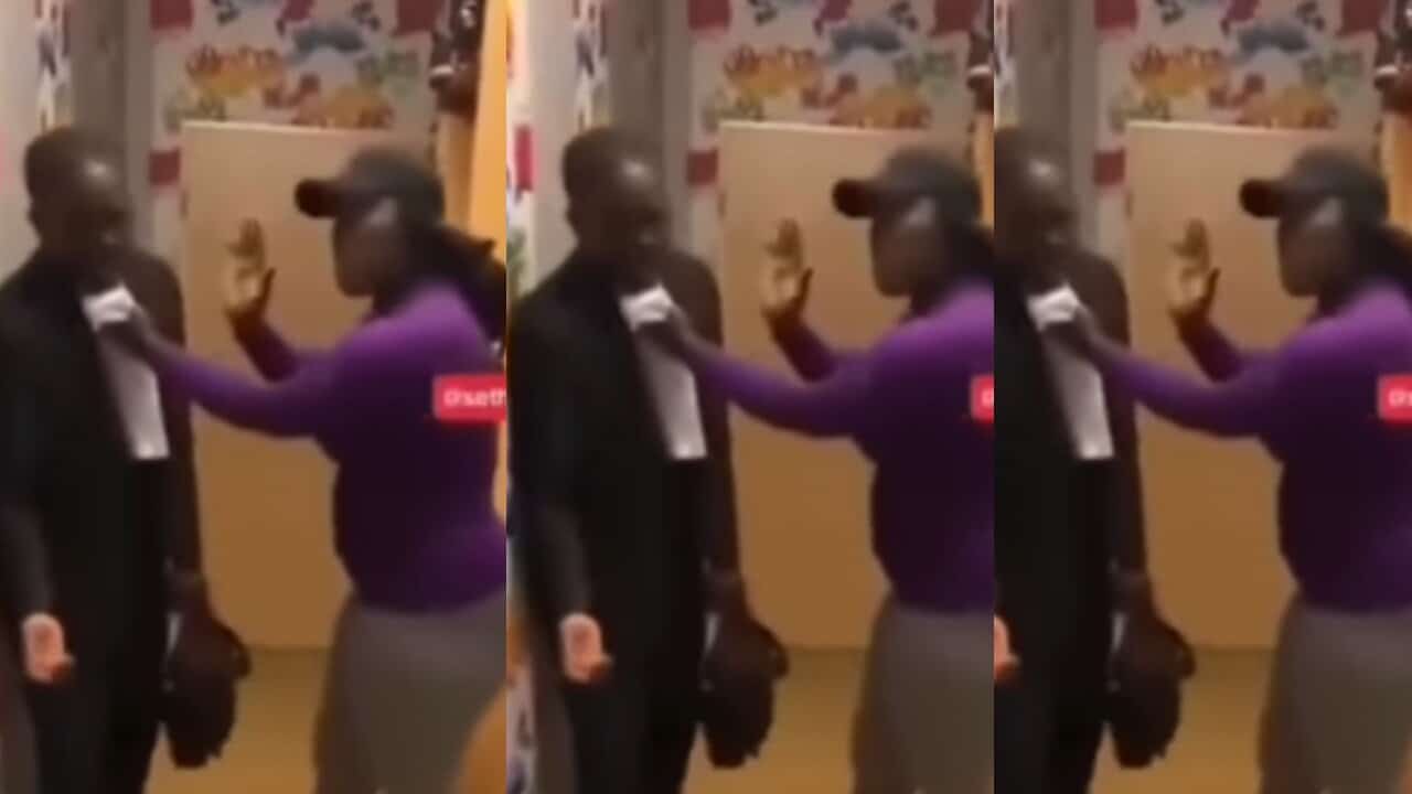 "I'll call the police" - Ghanaian wife in Germany tackles hubby & tears his shirt over £1500  - GhPage