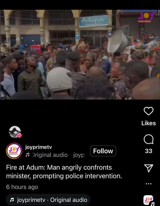 Joy FM Adum fire report - GhPage