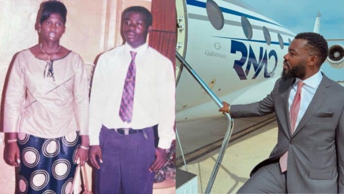 A photo of Richard Nii Armah Quaye and Joana