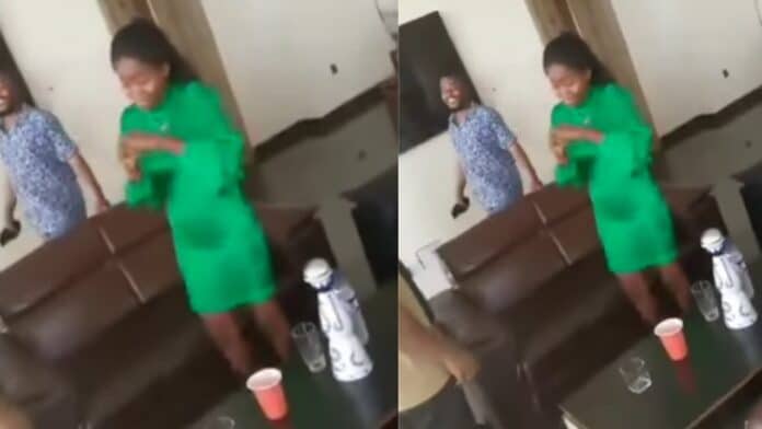 VIDEO Lady cries as guy who sent her to the restaurant flees after she ordered expensive drinks