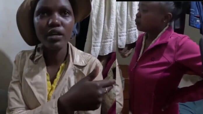 VIDEO: Moment man refuses to pay two ladies after getting intimate with them