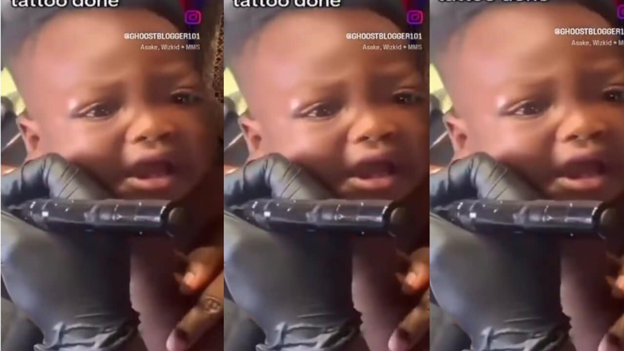 VIDEO: Mother goes viral for tattooing his 6-months-old son