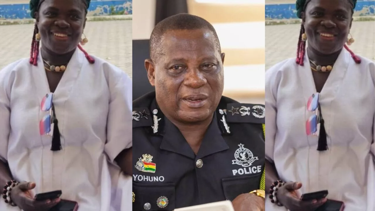 Ama Serwaa and IGP Yohunu Ama Serwaa and IGP Yohunu
