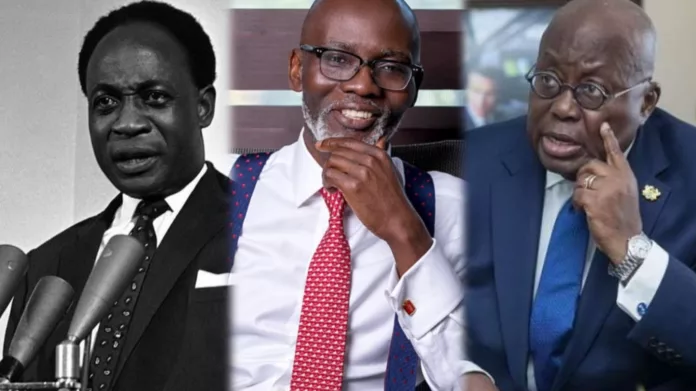 Gabby, Kwame Nkrumah and Akufo Addo