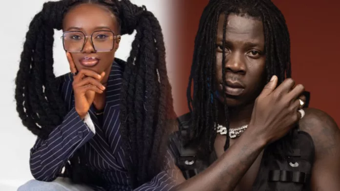 Stonebwoy and young lady