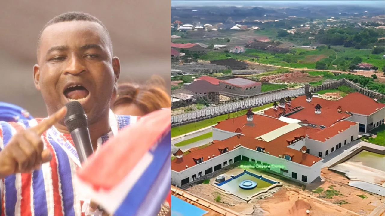 A grid of Chairman Wontumi his Kumasi mansion A grid of Chairman Wontumi his Kumasi mansion