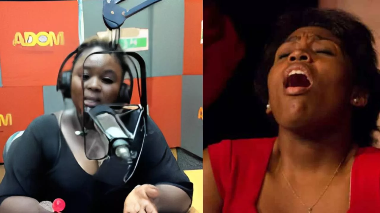 Adom FM presenter and lady moaning Adom FM presenter and lady moaning
