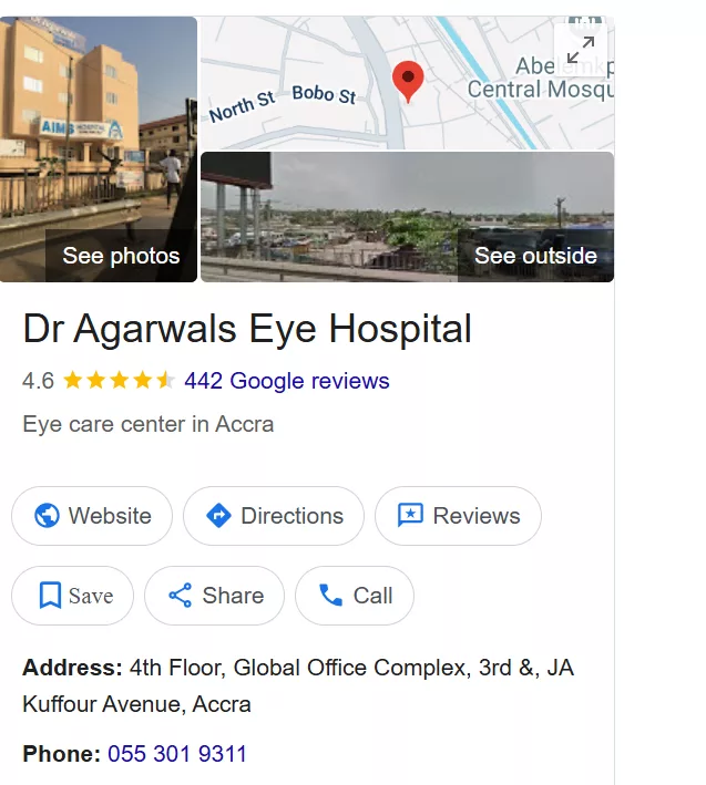 Dr Agarwals Eye Hospital - GhPage