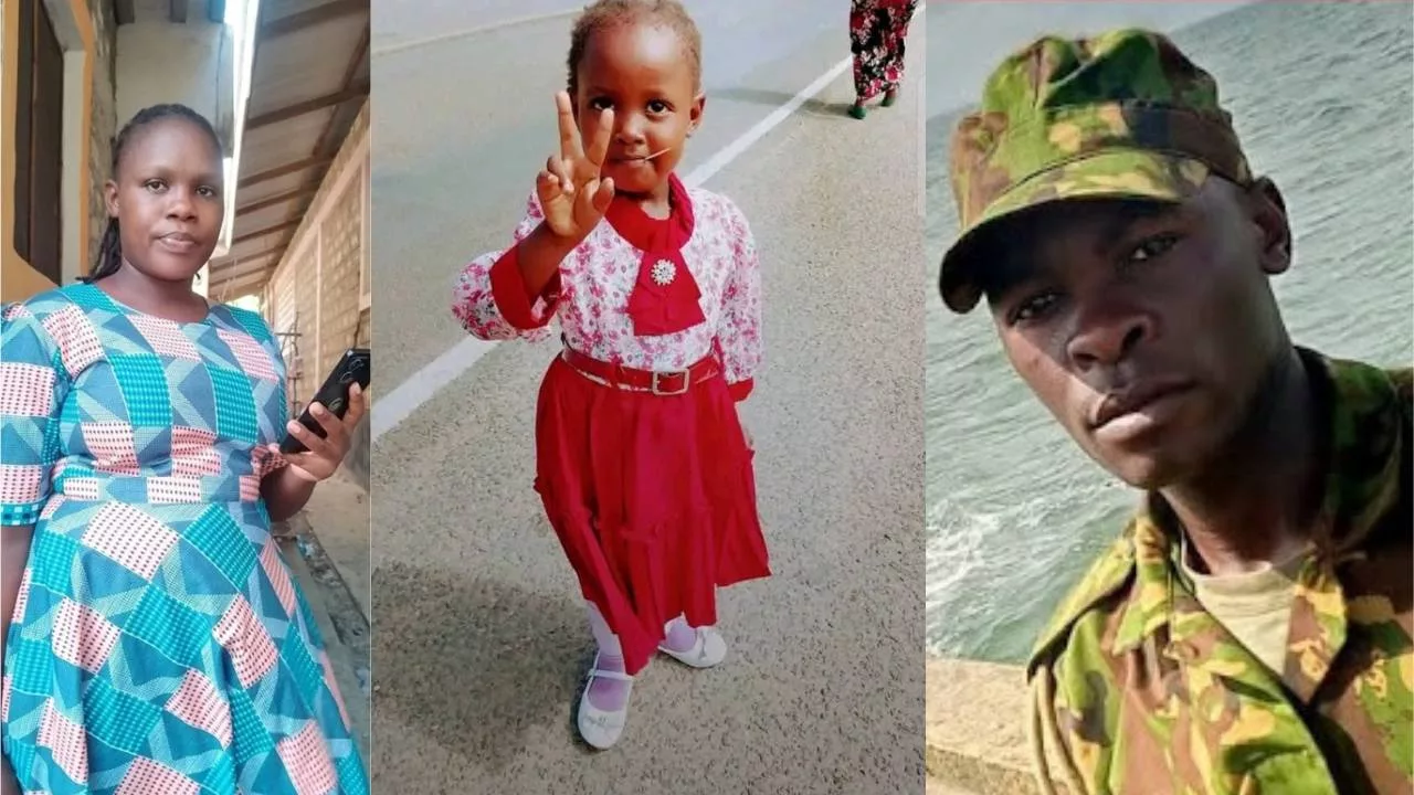Sheila her daughter and soldier Sheila her daughter and soldier