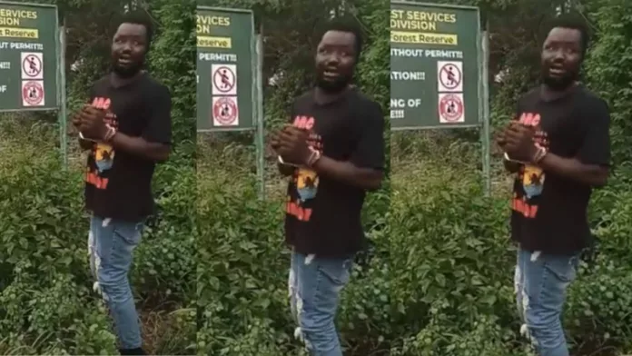 Man in Achimota Forest